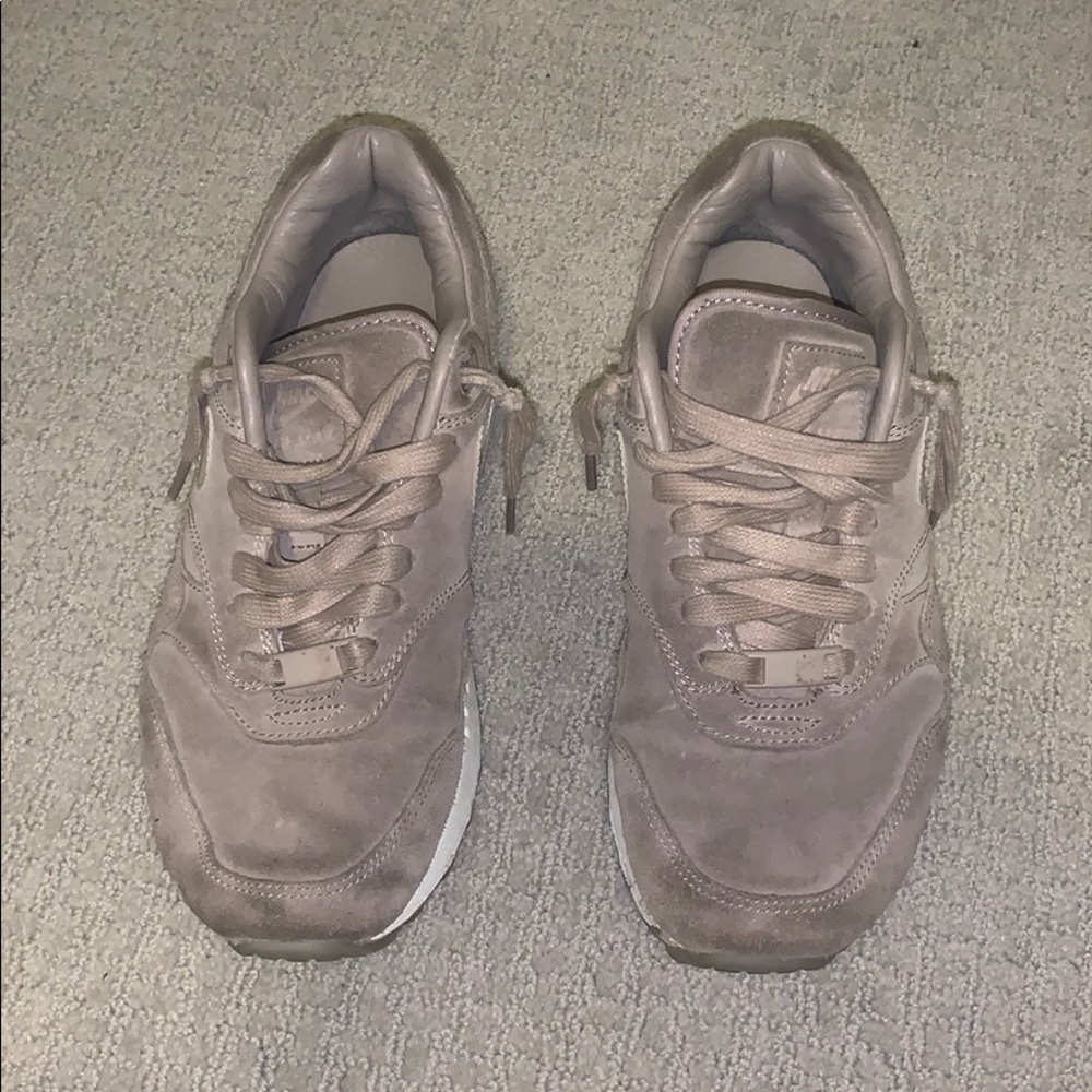 Customized Nike 7 suede Greyish brown sneakers!